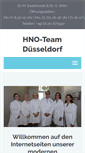 Mobile Screenshot of hno-team.de