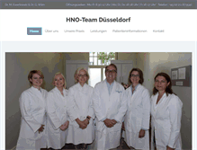 Tablet Screenshot of hno-team.de